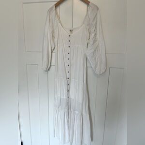 Billabong white maxi dress